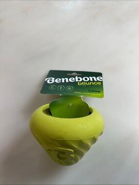 Bounce Cone Dog Toy - Lime Green